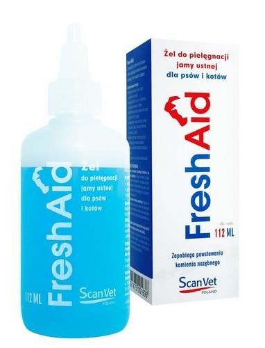 ScanVet Fresh Aid Preparat do higieny jamy ustnej 120ml