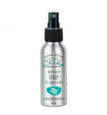 JM Sante Green naturalny spray do jamy ustnej dla psa i kota 100ml 