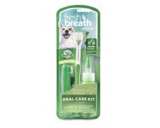 Tropiclean Fresh Breath Clean Teeth Oral Care zestaw do czyszczenia zębów dla psów dużych ras 
