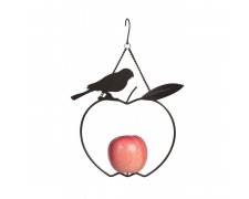 Garden&Fun Karmnik dla ptaków do zawieszania owoców lub kul tłuszczowych metalowy 23x22,5cm