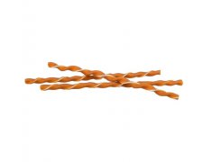 Trixie Twisters przysmak dla psa skóra surowa pokryta kurczakiem 34cm 40g 50szt opakowanie 