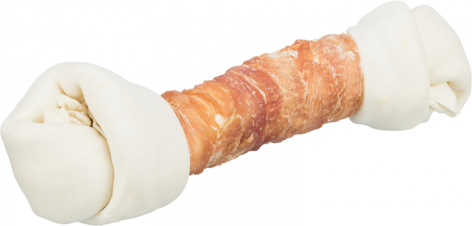 Trixie Kość Denta Fun Mega Chicken kość ze skóry naturalnej i kurczakiem 40cm 500 g