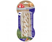 8in1 Delight Beef Twisted Stick 55g / 10szt.