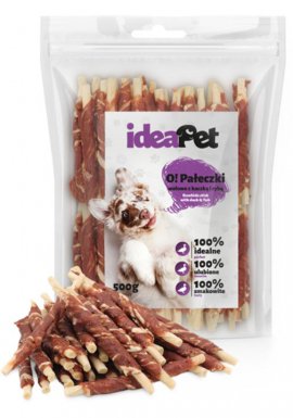 IdeaPet Pałeczki wołowe z kaczką i rybą 500g