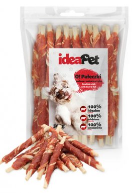 IdeaPet Pałeczki wołowe z wołowiną i rybą 500g