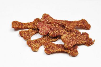 Lolo Pets Miesne kostki kaczka z ryżem 500g