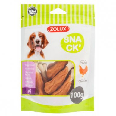 Zolux Skrzydełka z kurczaka naturalny przysmak dla psa 100g