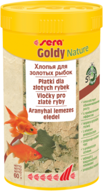Sera Goldy Nature, płatki -pokarm wybarwiający Premium