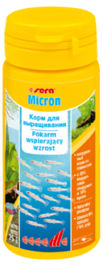 Sera Micron - pokarm wspierający wzrost