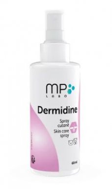 MP Labo Dermidine spray z chloreksydyną i benzalkonium dla psów i kotów 60ml 