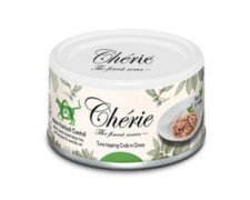 Pettric Cherie Hairball Control Karma dla kotów przeciw zakłaczaniu tuńczyk z krabem w sosie 80g