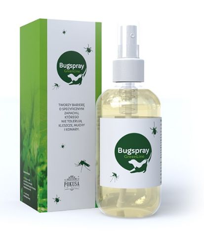 Pokusa GreenLine Bug Spray naturalny preparat odstraszający komary i kleszcze