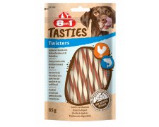 8in1 Tasties Twisters Przysmak dla psa z kurczakiem i dorszem 85g