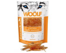 Woolf Chicken with Seafood przysmak z kurczaka i owoców morza dla psa 100g
