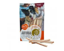Duvo + Chicken & Fish Strips przysmaki dla psa z kurczakiem i rybą 80g