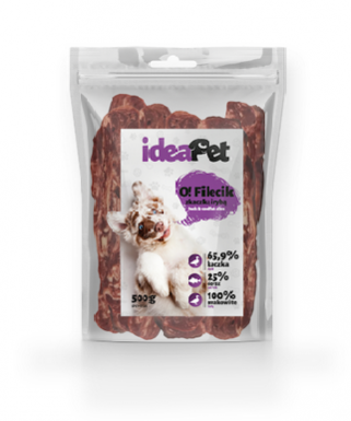 IdeaPet Filecik kaczki z rybą dla psa 