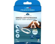 Francodex Obroża antystresowa z walerianą dla psów poniżej 25kg 60cm