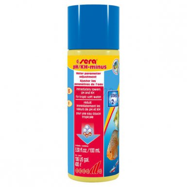 Sera pH/kH minus - preparat do bezpiecznego obniżania pH/kH w akwarium słodkowodnym 100ml