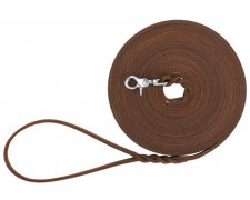 Trixie Rustic naoliwiona treningowa smycz skórzana 8mm / 10m
