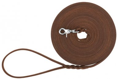 Trixie Rustic naoliwiona treningowa smycz skórzana 8mm/10m