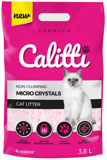 Calitti Micro Crystals ultra drobny żwirek silikonowy dla kotów 3,8L