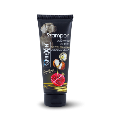 Frexin szampon dla psów makadamia, jojoba i granat 2w1 220g 
