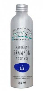 JM Sante Green Sante naturalny szampon z odżywką dla psa i kota 250ml 