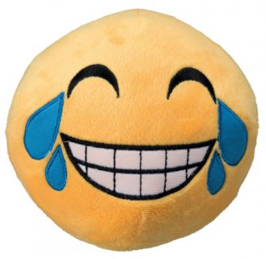 Trixie Zabawka pluszowa Smiley Tears of joy z dźwiękiem fi 14cm