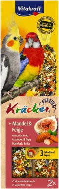 Vitakraft Kracker kolby dla nimfy figa i migdał 2 szt