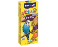 Vitakraft Kracker Trio-Mix kolby dla papugi falistej jajko, morele i miód 3szt.