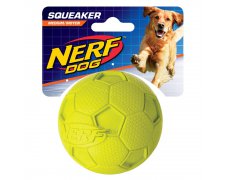 Nerf piszcząca piłka nożna zabawka dla psa M 8,5cm