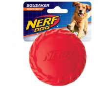 Nerf gumowa piłka zabawka dla psa z bieżnikiem M 7,5cm