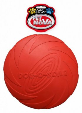 Pet Nova Rub Disc red gumowe frisbee dla psów
