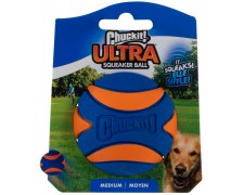 Chuckit! Ultra Squeaker Ball Medium piłka z naturalnej gumy 6,5cm