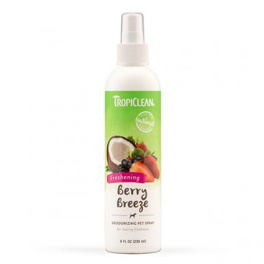 Tropiclean Berry Breeze Deodorizing Pet Spray odświeżanie szaty o zapachu jagód 236ml 