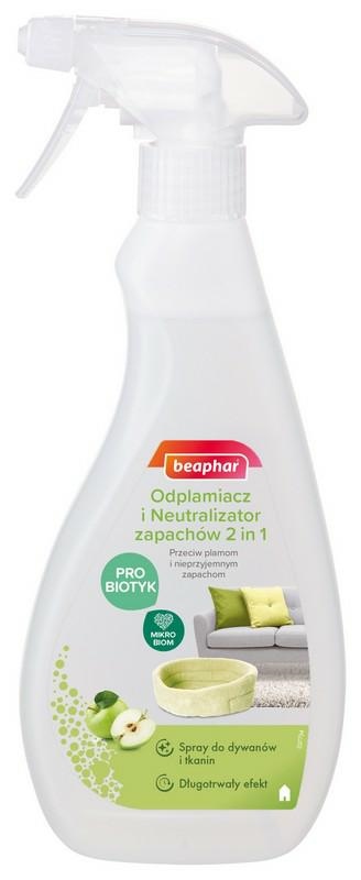 Beaphar 2w1 odplamiacz i neutralizator z probiotykiem 500ml