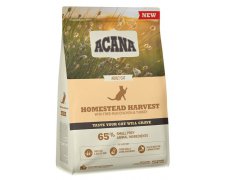 Acana Homestead Harvest Cat 65% zawartości składników zwierzęcych małych gatunków w proporcjach WholePrey