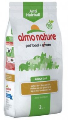 Almo Natural Cat Adult Anti-Hairball kurczak i ryż