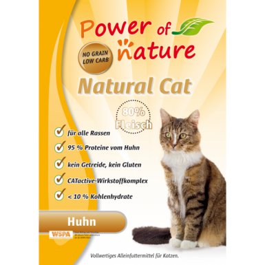 Power of Nature Fee's Favorite Cat bezzbożowa karma o smaku kurczaka bez glutenu