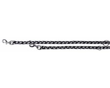Trixie Cavo Reflect Smycz regulowana dla psa czarna odblaskowa (S–M) 2.00m / o12mm