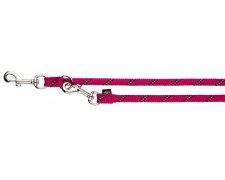 Trixie Sport Rope Regulowana Smycz fuksja 2m