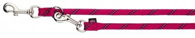Trixie Sport Rope Regulowana Smycz fuksja 2m