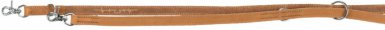 Trixie Rustic Heartbeat naoliwiona regulowana smycz skórzana 20mm/2m