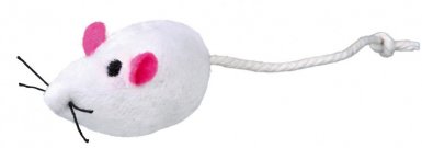Trixie mysz z kocimiętką 2szt. długość 6cm + 7cm ogon