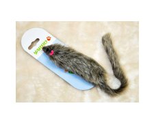 Yarro mysz duża futrzana zabawka dla kota 17cm