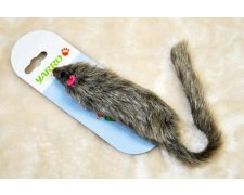 Yarro mysz duża futrzana zabawka dla kota 17cm