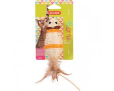 Zolux zabawka myszka z sizalu dla kota 5x4,5x20cm
