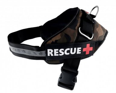Pet Nova Rescue Moro szelki czarne