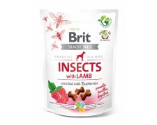 Brit Crunchy Snack Insects with Lamb przysmak dla psa bogaty w insekty jagnięciny z malinami 200g