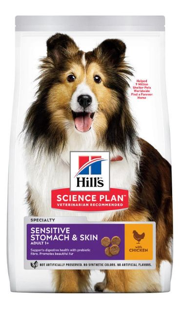 Hill's Science Plan Sensitive Stomach & Skin dla wrażliwych psów wspiera mikrobiom dla optymalnego i zdrowego układu trawiennego
